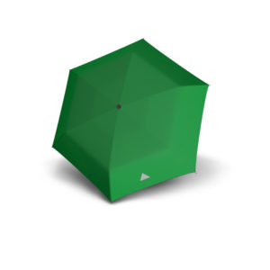 Vaikiškas skėtis Doppler Kids Reflex, žalia, su atšvaitu, išskleistas