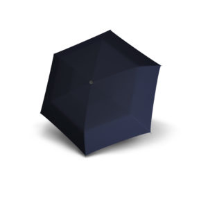 Unisex skėtis Doppler Fiber Handy Uni, mėlyna, išskleistas