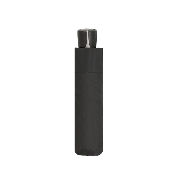 Vyriškas skėtis Doppler Fiber Mini, juoda, suskleistas