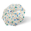Vaikiškas skėtis Doppler Kids Sky, skaidrus, su mėlyna, išskleistas