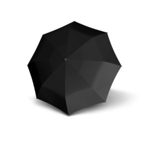 Vyriškas skėtis Doppler Fiber Automatic, juoda, išskleistas