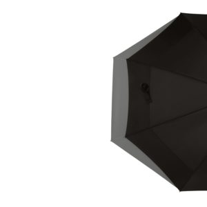 Unisex skėtis Doppler Fiber Move, juoda ir pilka, pusė