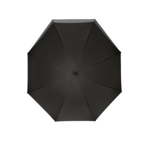Unisex skėtis Doppler Fiber Move, juoda ir pilka, kupolas