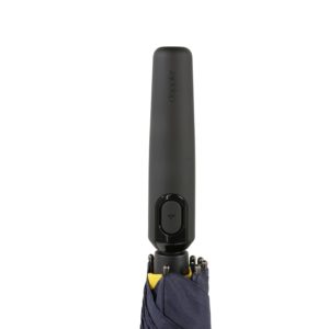 Unisex skėtis Doppler Fiber Move, mėlyna ir geltona, rankena