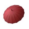 Moteriškas skėtis Doppler Natural London, raudona, išskleistas