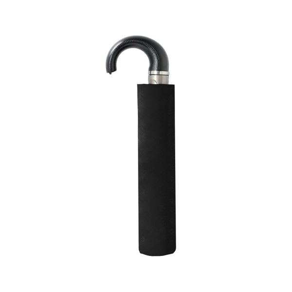 Vyriškas skėtis Doppler Fiber Magic Premium XM, juoda, suskleistas