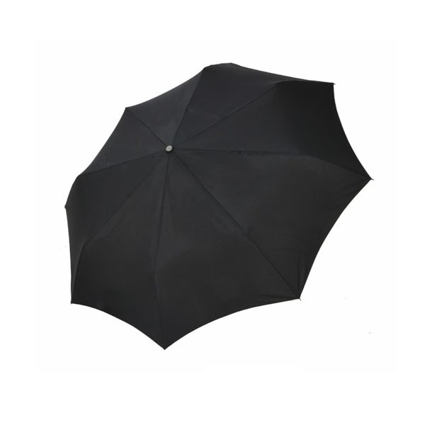 Vyriškas skėtis Doppler Fiber Magic Premium XM, juoda, išskleistas