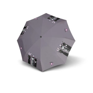 Moteriškas skėtis Doppler Fiber Royal Cats, išskleistas