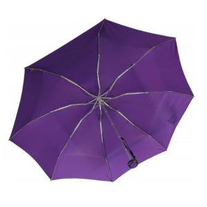Moteriškas skėtis Knirps X1, violetinė, mechaninis, su įdėklu, kupolas iš apačios