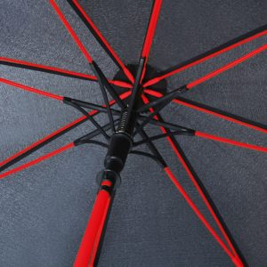 Unisex skėtis Doppler Fiber Party, su raudonais stipinais, stipinai