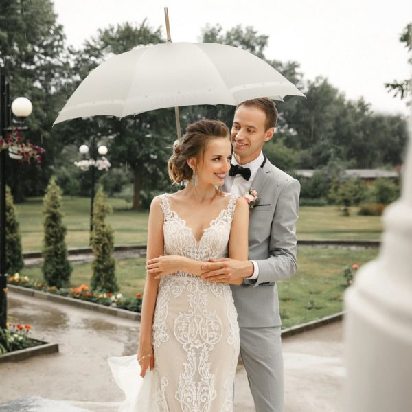 Moteriškas rankų darbo vestuvinis skėtis Doppler Manufaktur Wedding Pearl vestuvės