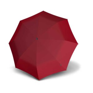 Moteriškas skėtis Knirps T010 Dark Red, tik 18 centimetrų ilgio