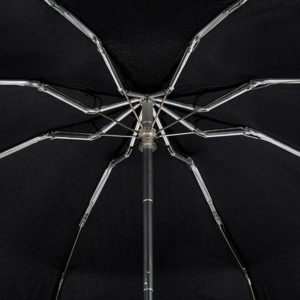 Moteriškas skėtis Knirps T010 Black, tik 18 centimetrų ilgio