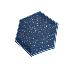 Vaikiškas skėtis Knirps Rookie Triple Blue su šviesą atspindinčia juostele
