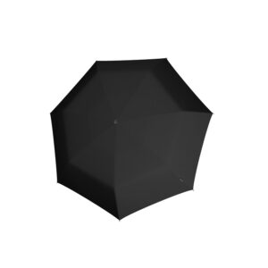 Moteriškas skėtis Knirps T020 Black, tik 19 centimetrų ilgio