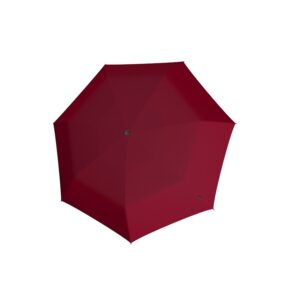 Moteriškas skėtis Knirps T020 RED, tik 19 centimetrų ilgio