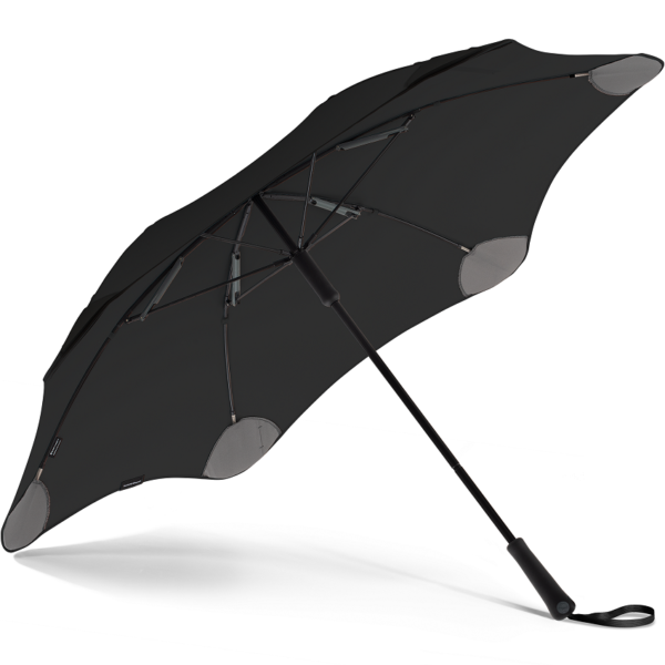 BLUNT Classic Black šonas - ypatingai patvarus skėtis