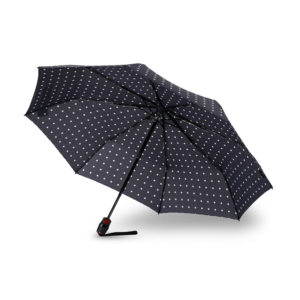 Moteriškas skėtis Knirps T200 Kelly Black su UV apsauga