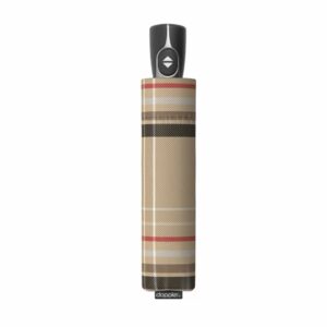 Skėtis Doppler Fiber Magic Check Beige - automatinis