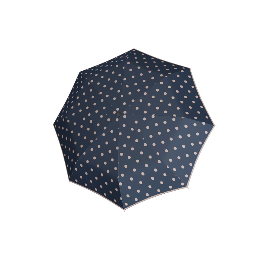 Skėtis Knirps A.050 Dot Art Ocean - kompaktiškas mechaninis skėtis - Image 3